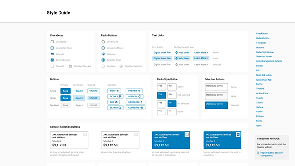 LoanLogics Style Guide